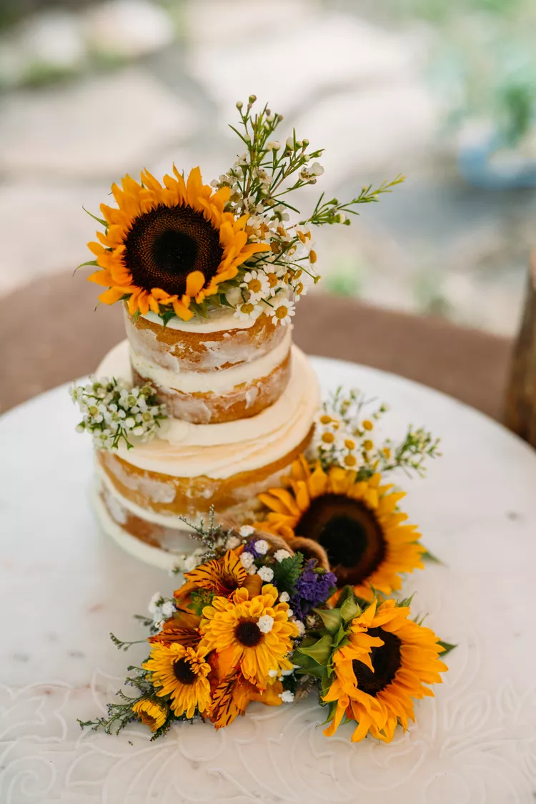 Bride to be Cake - floral cake