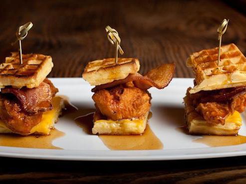 Chicken and Waffles Sliders