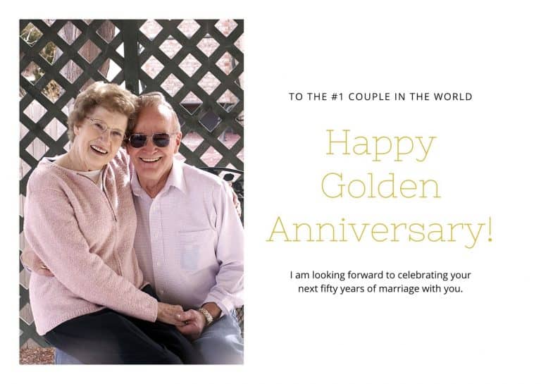 50th Anniversary Wishes