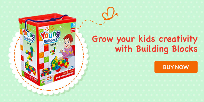 Grow your kids creativity with building blocks. Buy now