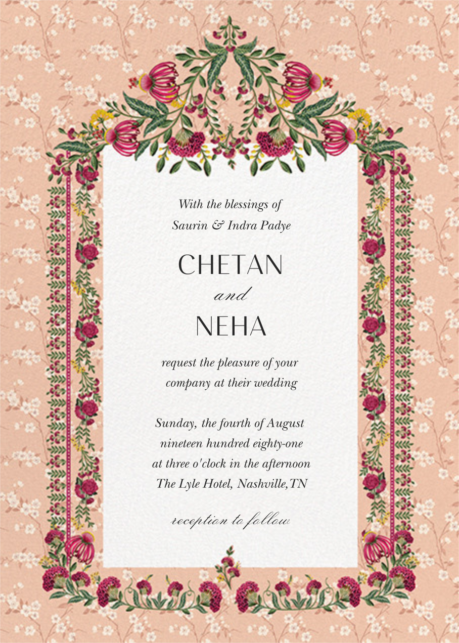 floral 7 awesome ideas for digital wedding invitation for your wedding