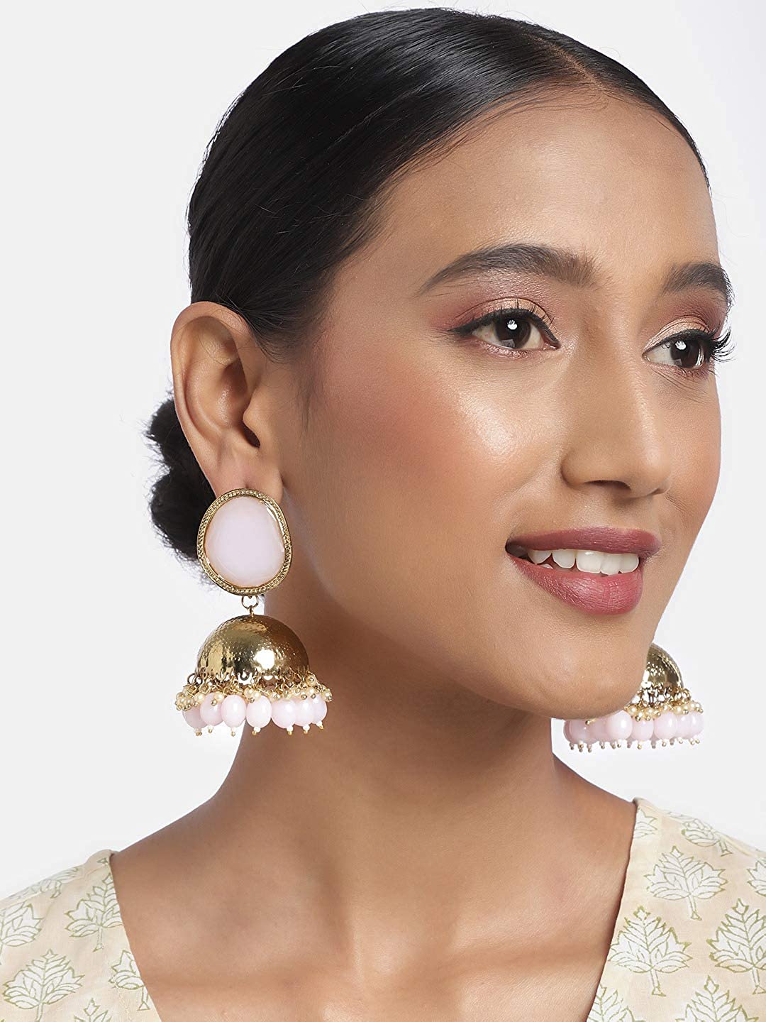 Pearl Jhumki Earrings for Women mehendi return gift ideas