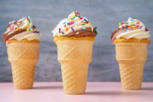 birthday party menu - Icecreams