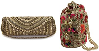 Filora Womens Potli Bag Mehendi return gift ideas