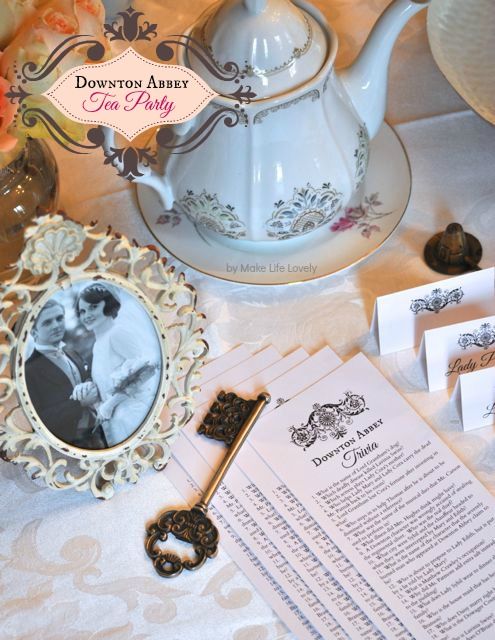 high tea party ideas