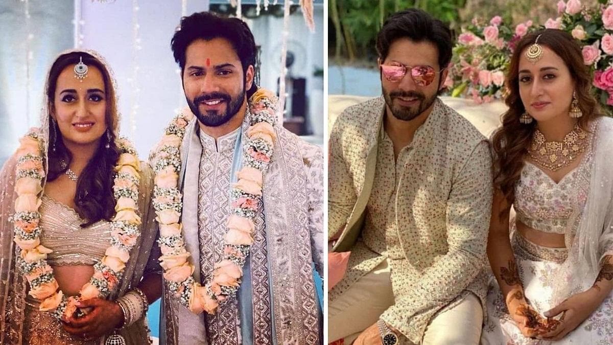 wedding look - Varun Dhawan married Natasha Dalal