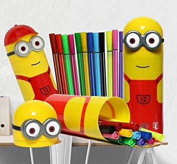 minion box with sketch pen set