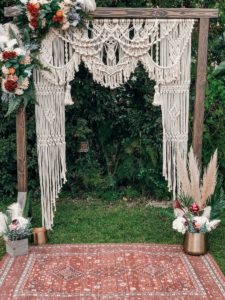 Macrame Wedding Decor 3 Backdrop