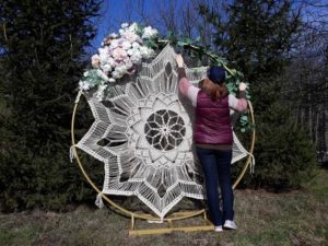 Macrame Wedding Decor 5 Round