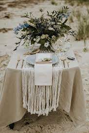 Macrame Wedding Decor table runner 1