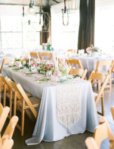 Macrame Wedding Decor table runner 2