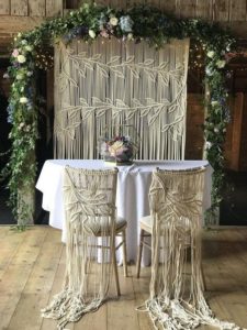 Macrame wedding decor 7 Extra large