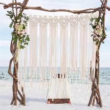 Macrame wedding decor backdrop 2