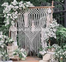 Macrame wedding decor backdrop use it as a backdrop