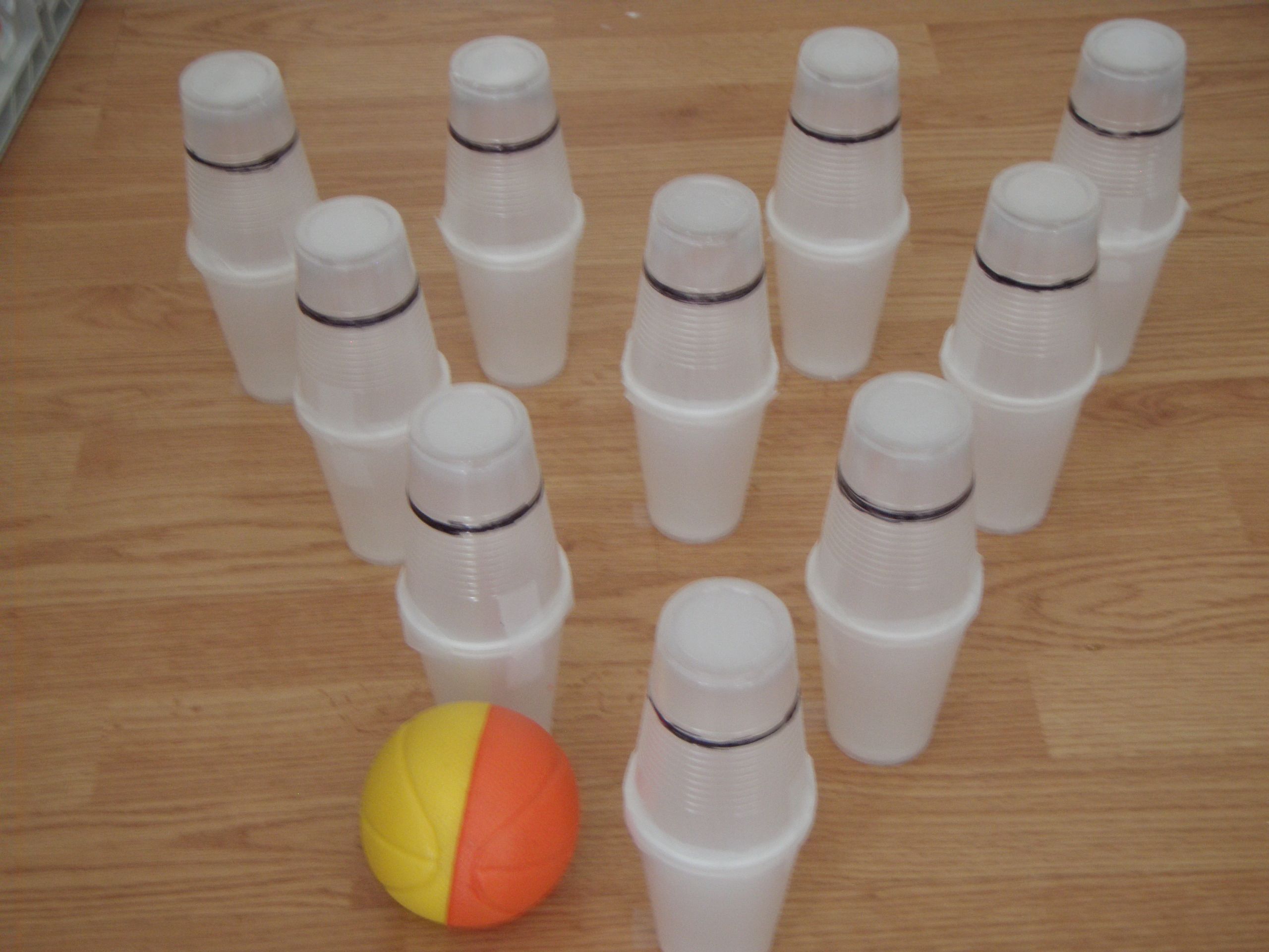 bowling pins party game