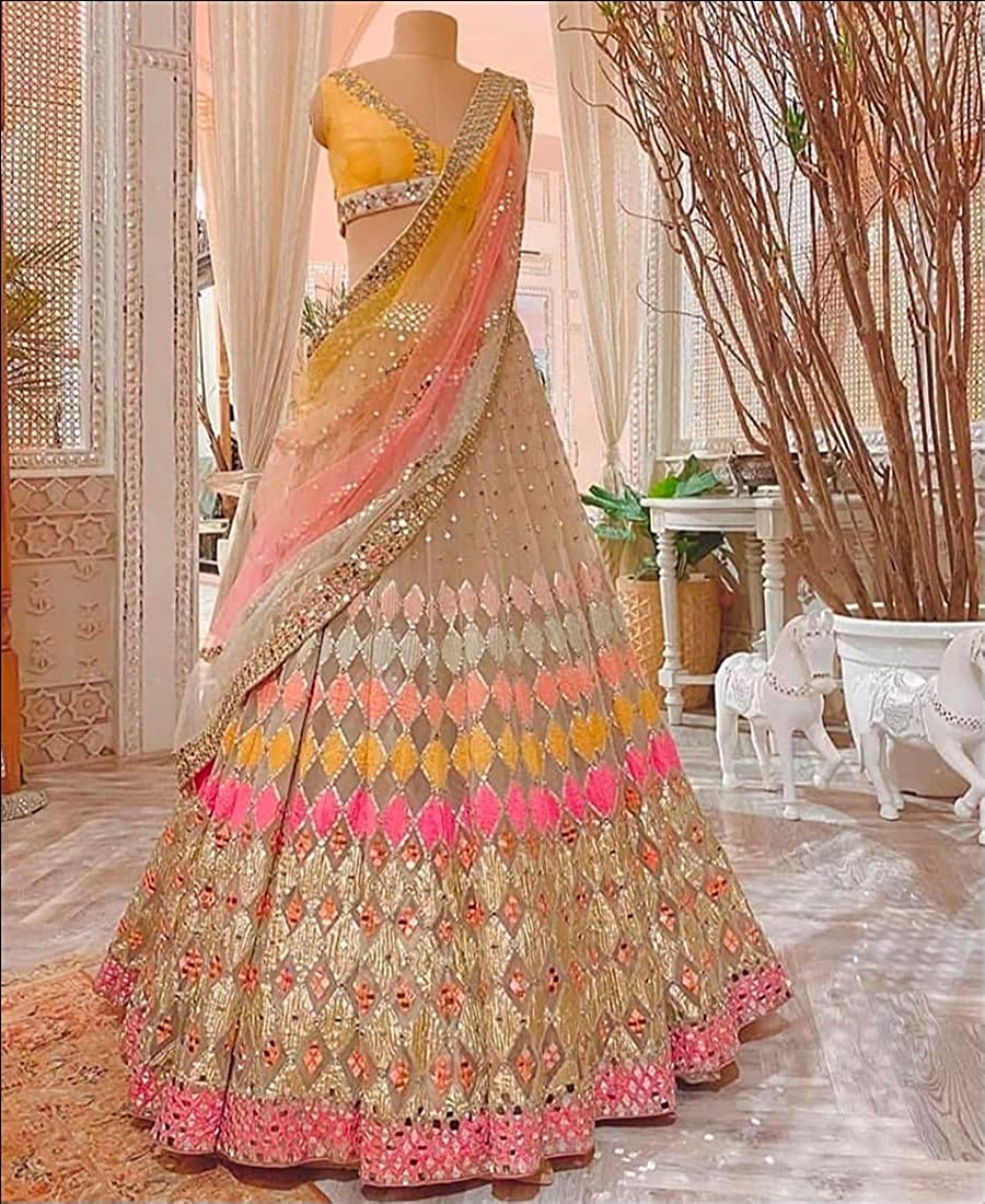 multicolor lehenga