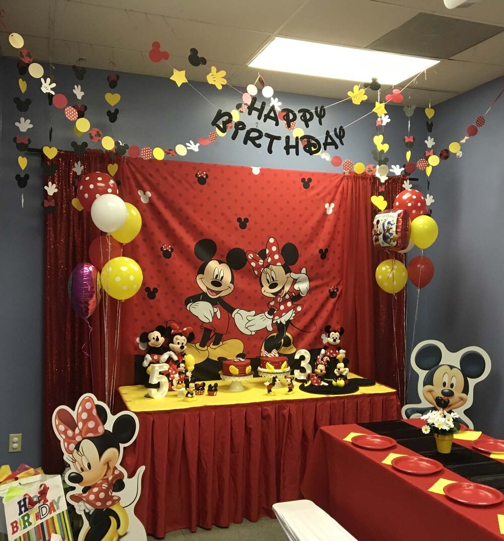 Mickey And Minne Mouse Birthday Themes For Kids