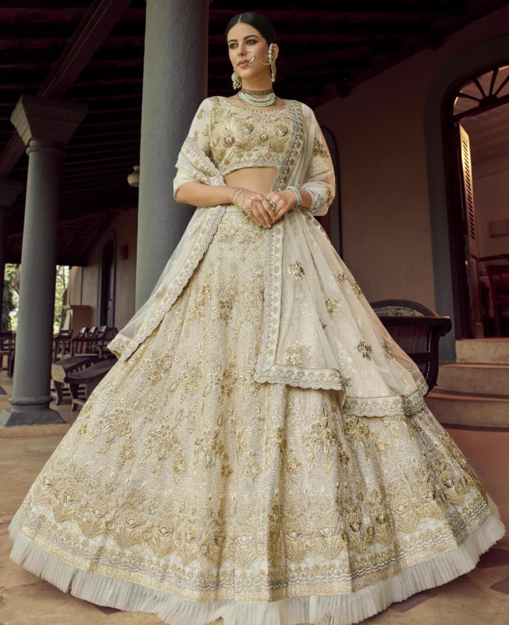 Off White Lehenga