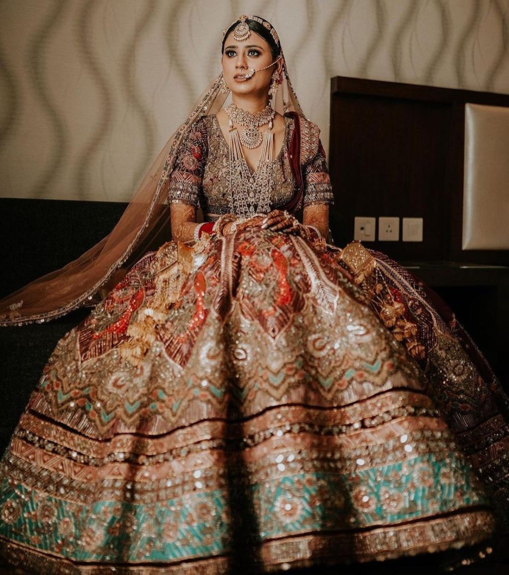 Anarkali Silhouette Lehenga