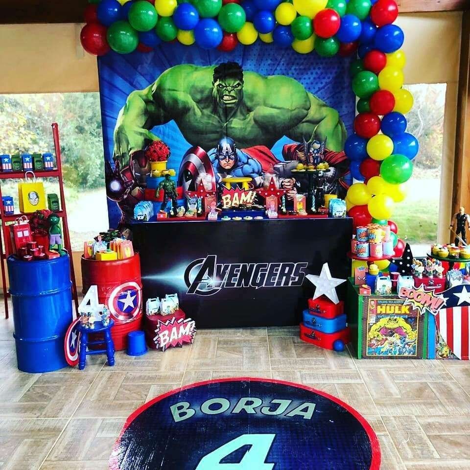 Avenger theme birthday party for adults 