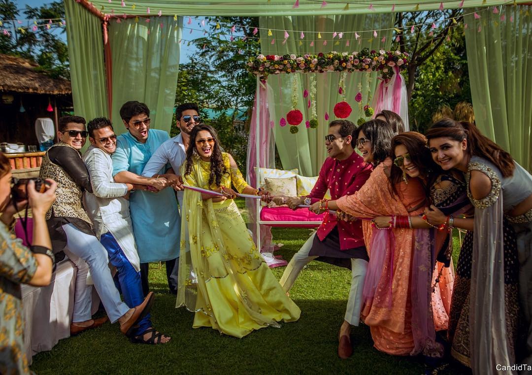 Haldi games for bridesmaid and groomsmen 