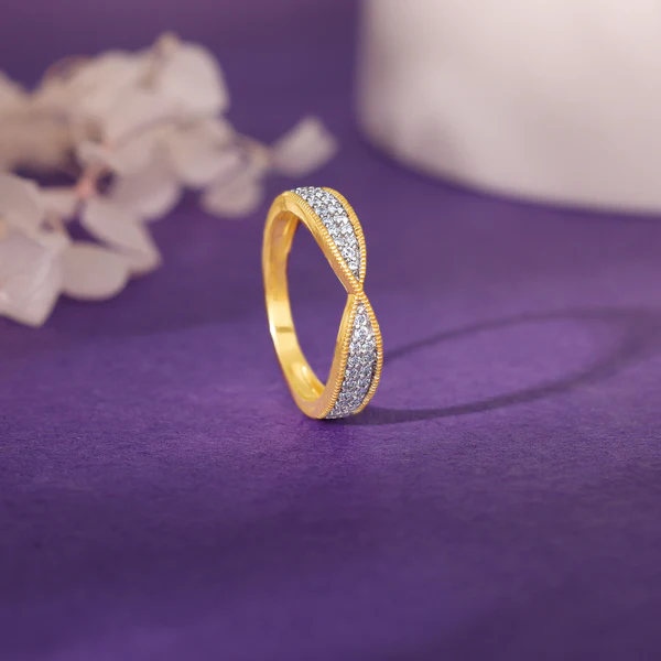 Because love is an infinite ring - diamond wedding rings