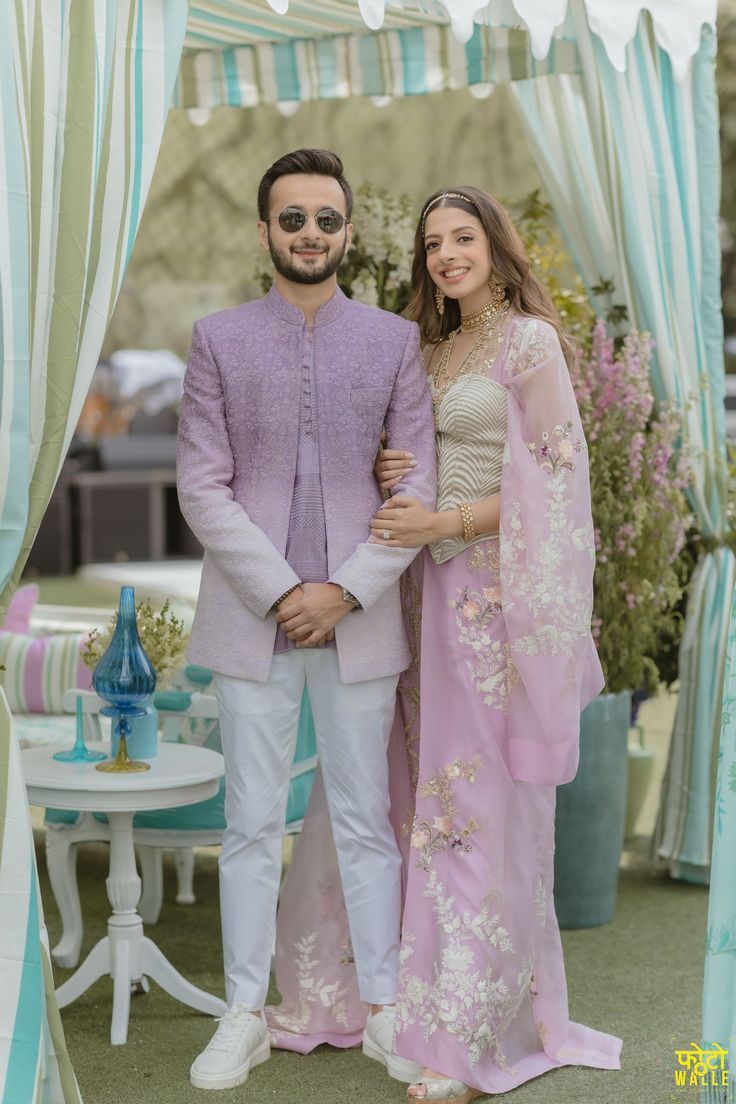 pastel bliss - mehendi outfit ideas