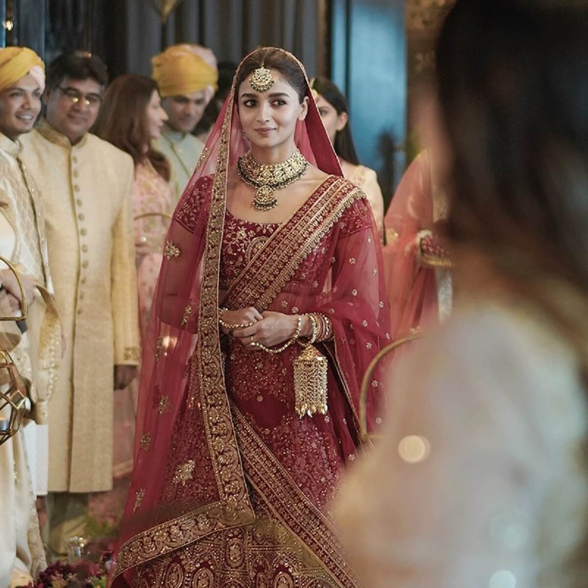 Alia Bhatt Manyavar Lehenga