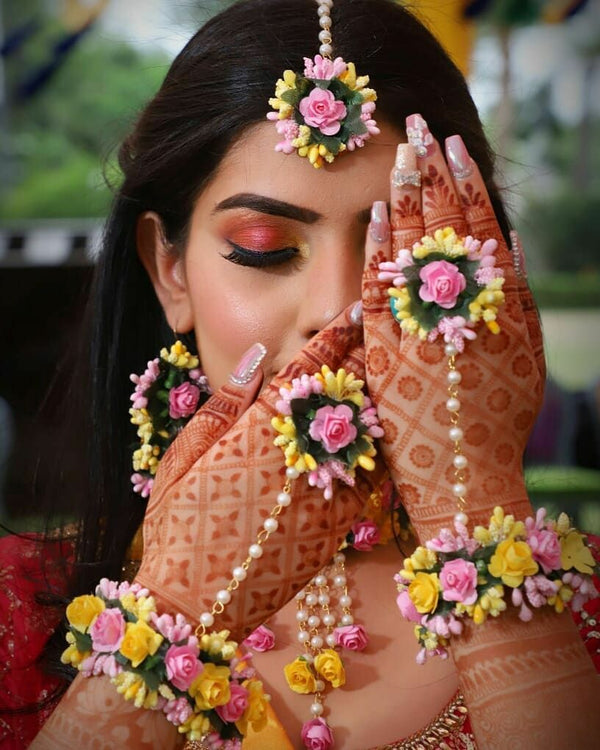 Artificial Muslim Bridal Jewellery for Haldi 