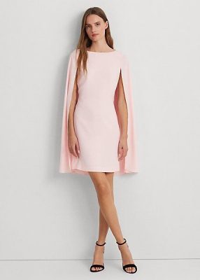 Cape-Style Cocktail Dress