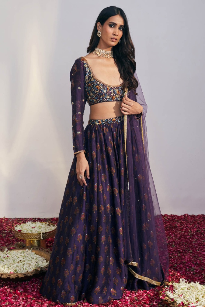 Full Sleeve Lehenga Blouse