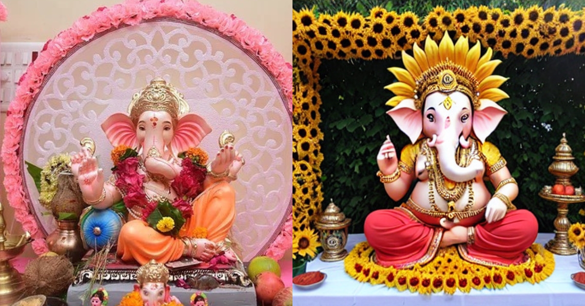 20+ Ganpati Decoration Ideas At Home That Are Actually Simple