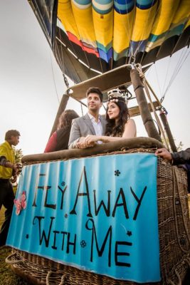 Hot Air Balloon - Post Wedding Photoshoot