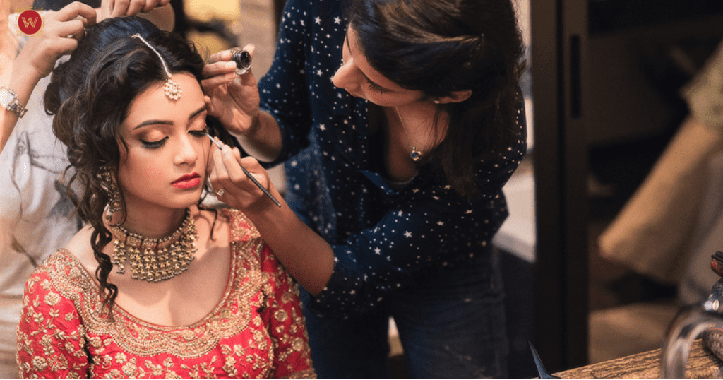 choosing right bridal makeup artist for wedding