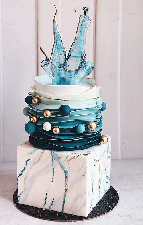 Bride to be Cake - modern