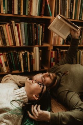 Post wedding photoshoot - book lovers