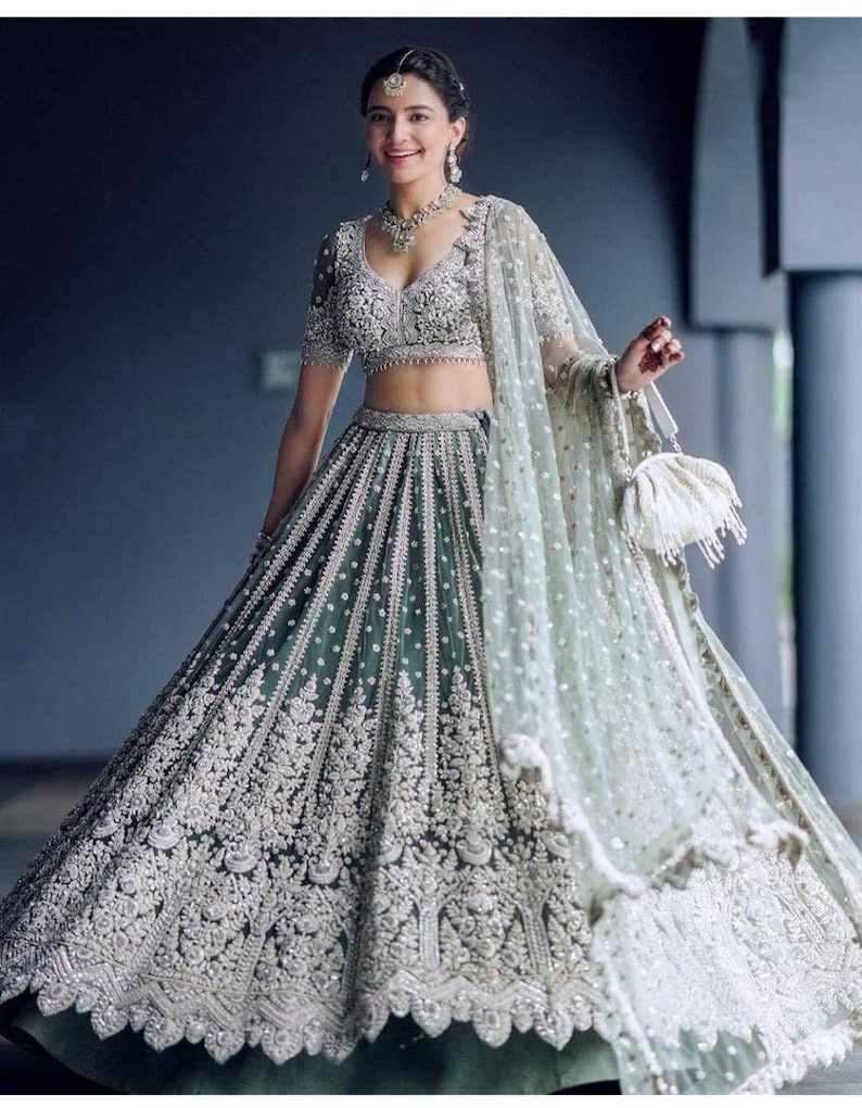 Sabyasachi Grey Lehenga