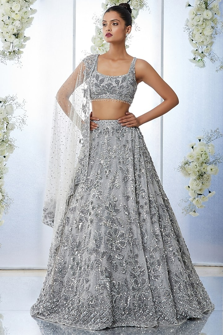 Silver Grey Lehenga