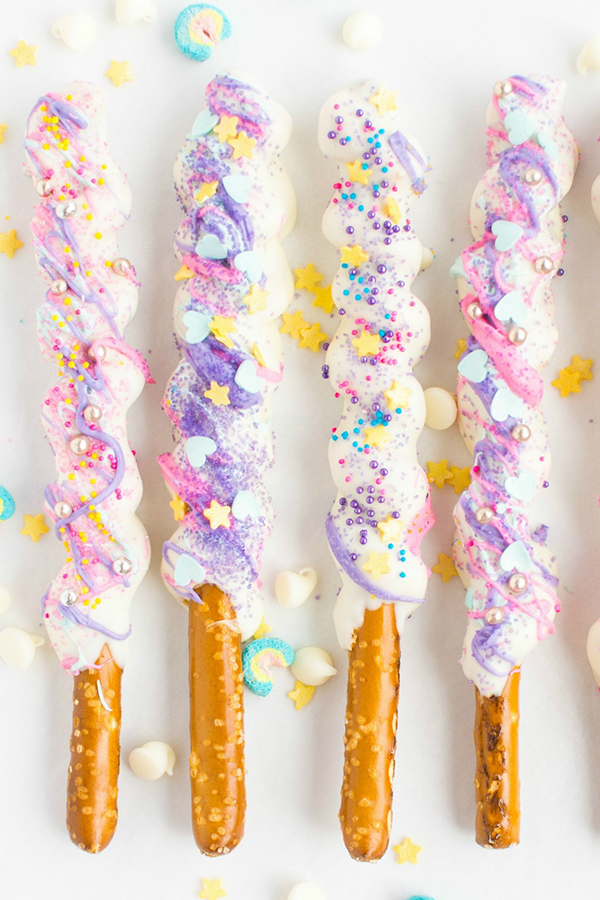 Unicorn Themed Birthday Party - Tasty Treats