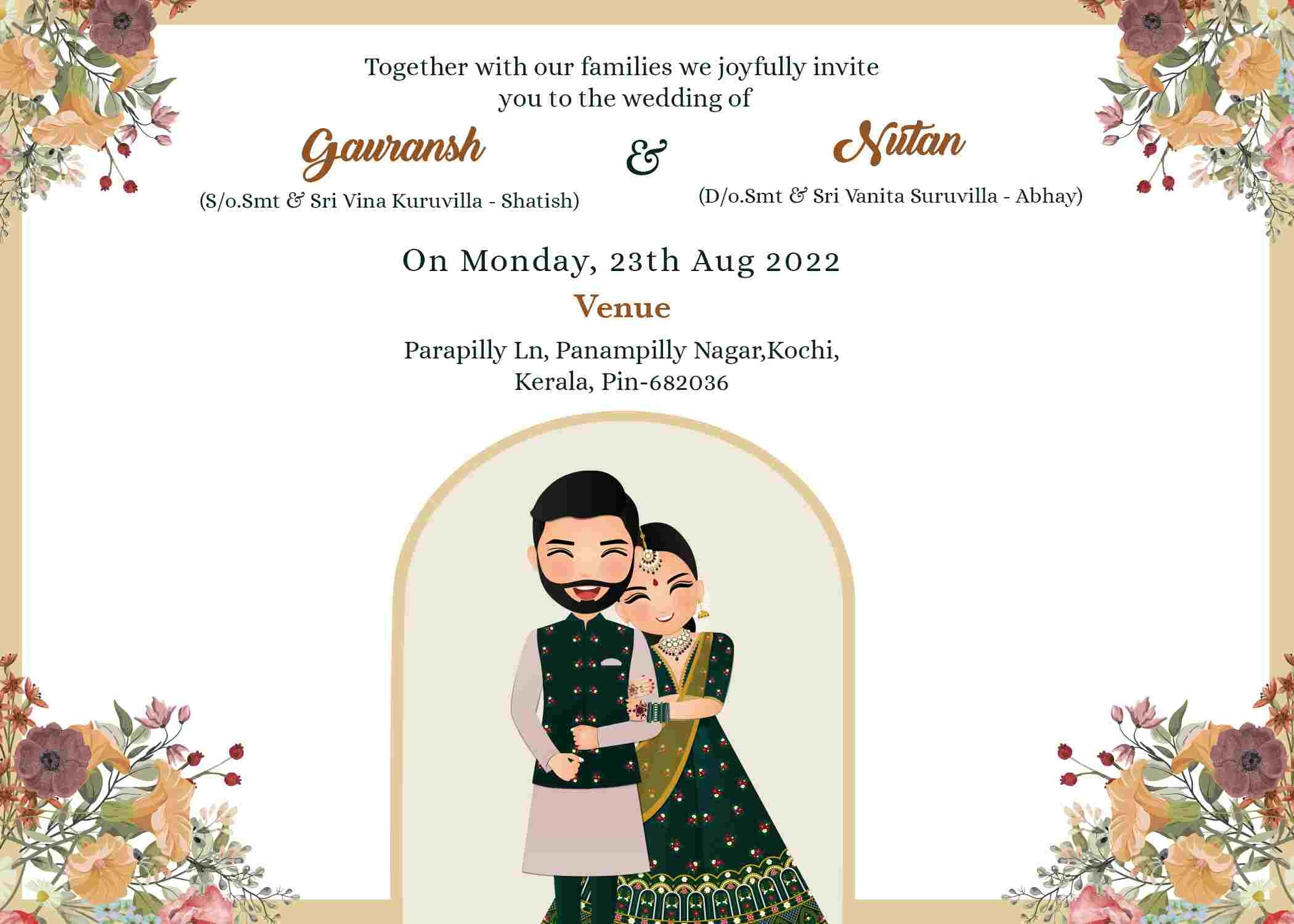 WhatsApp Weeding Invitation 