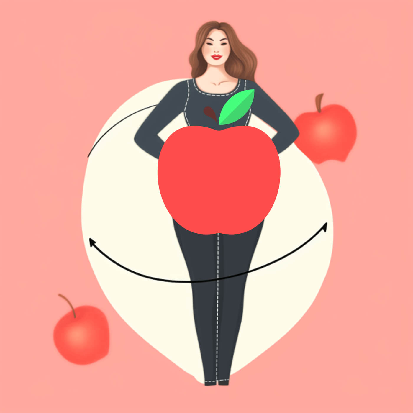 Apple shaped body dress style