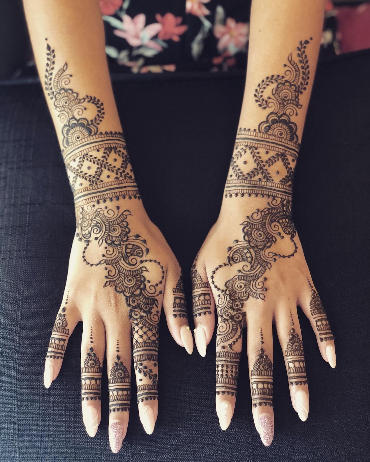 arabic design - dulhan mehendi designs