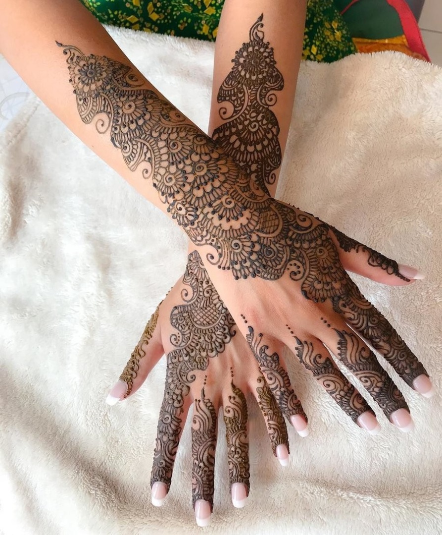 arabic design - Back Hand Mehendi Designs