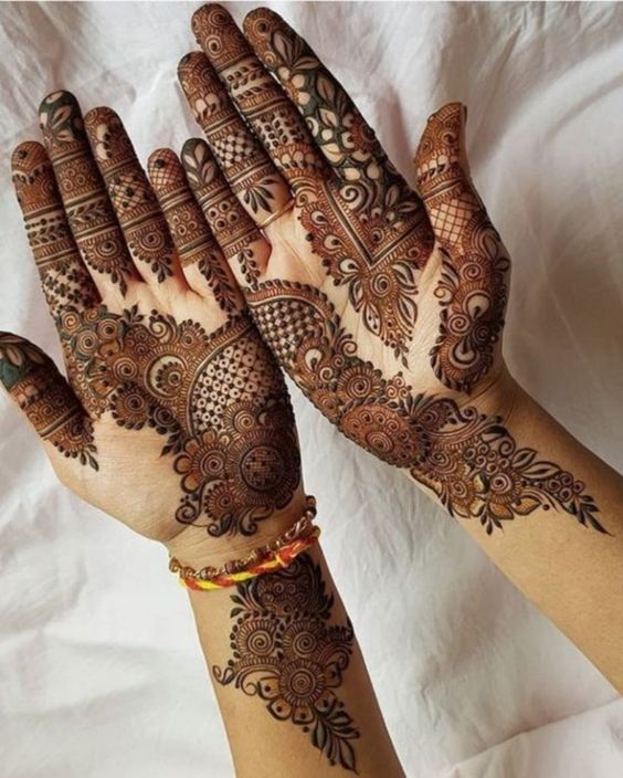 arabic floral - Floral Mehendi Designs