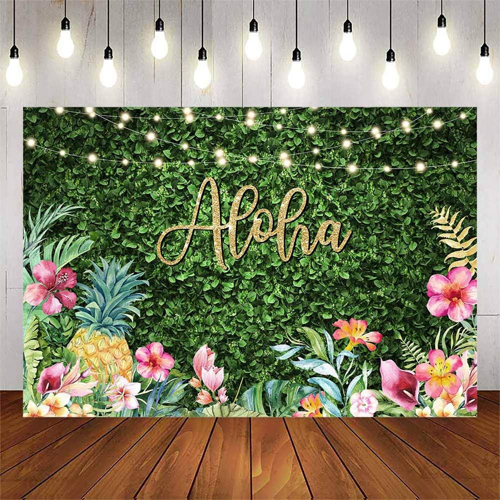 backdrop for aloha theme party