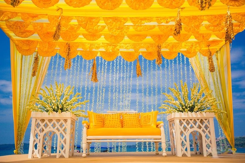 Mehndi Decor - beach decor