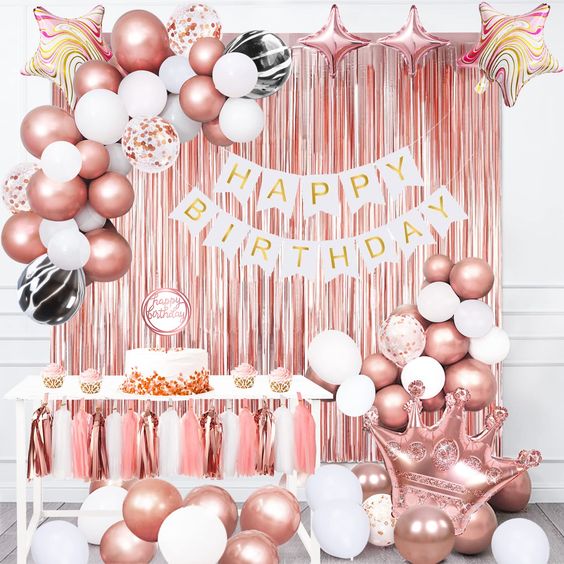 Simple Birthday Decoration at Home - birthday banner