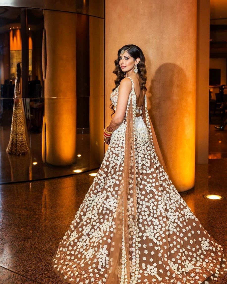 Reception Dress - burnt orange