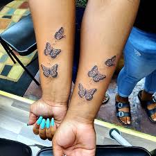 butterfly best friend tattoo ideas