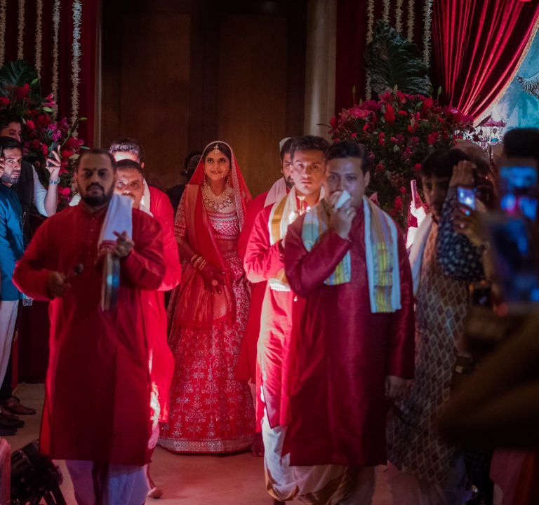 chanting walk - bridal entry